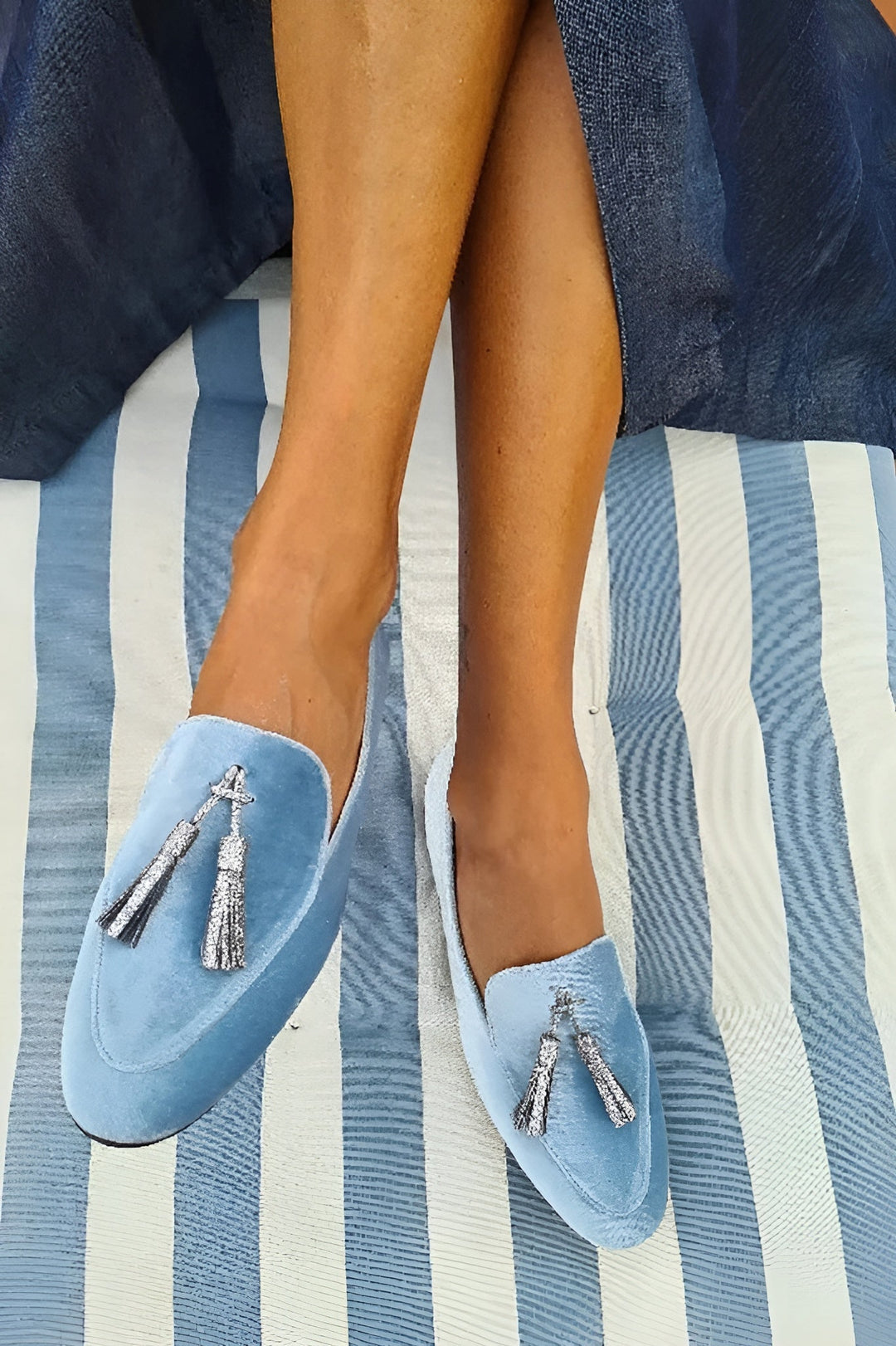 Chloé™ | Mocassins Chic em Camurça