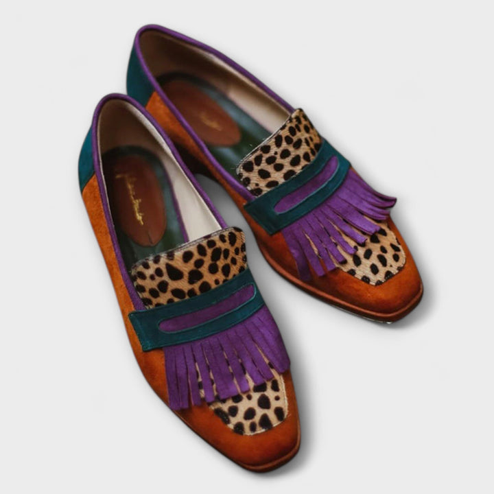 Fallon™ | Mocassim Castanho Leopardo