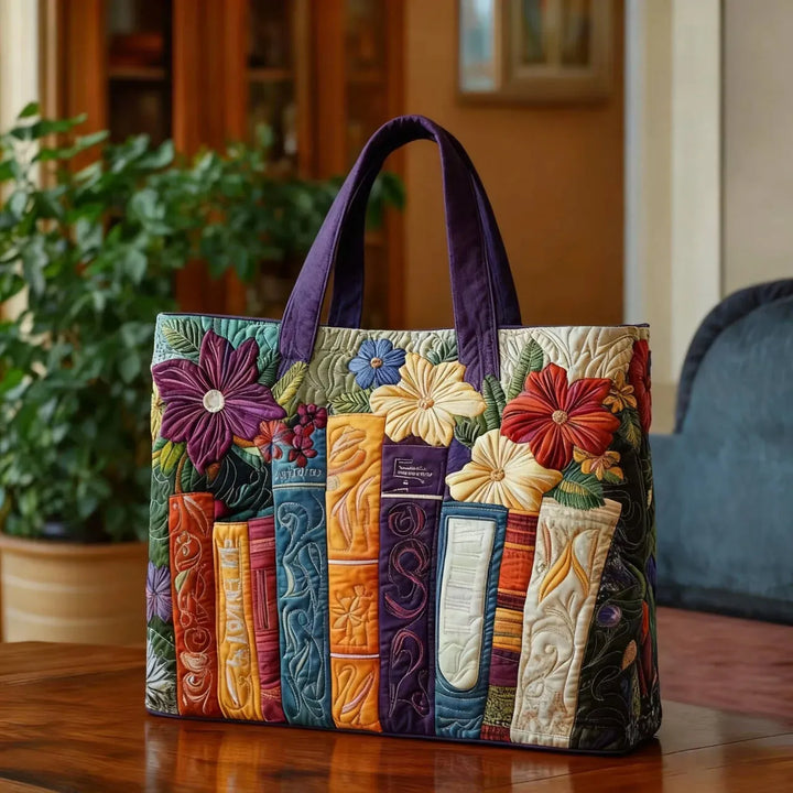 Saco tote almofadado - Amante dos livros