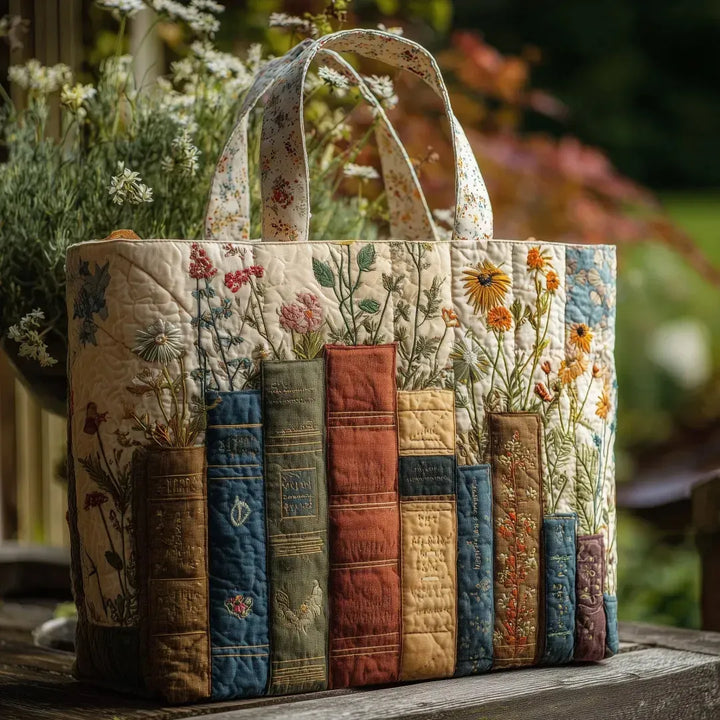 Saco Matelassé Artesanal - Livres e Flores