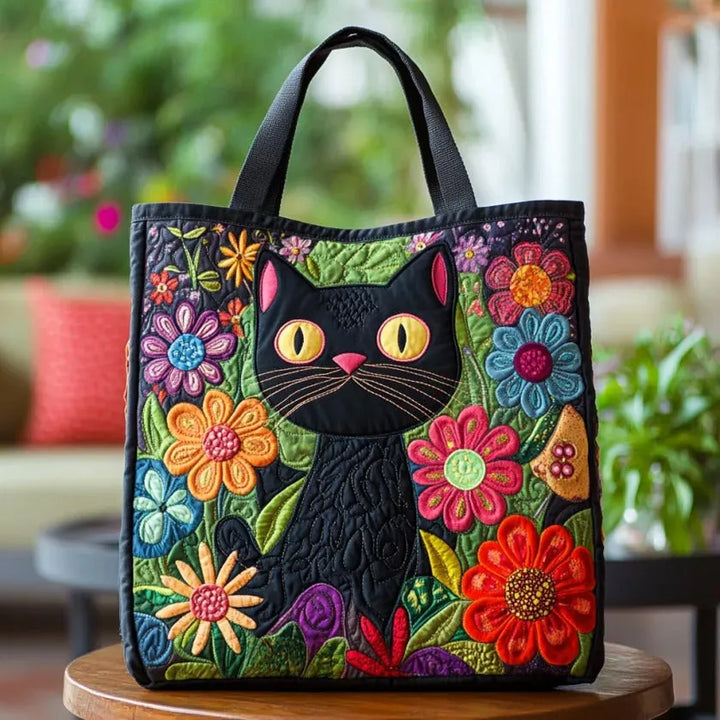 Saco Matelassé - Gato Negro Encantado