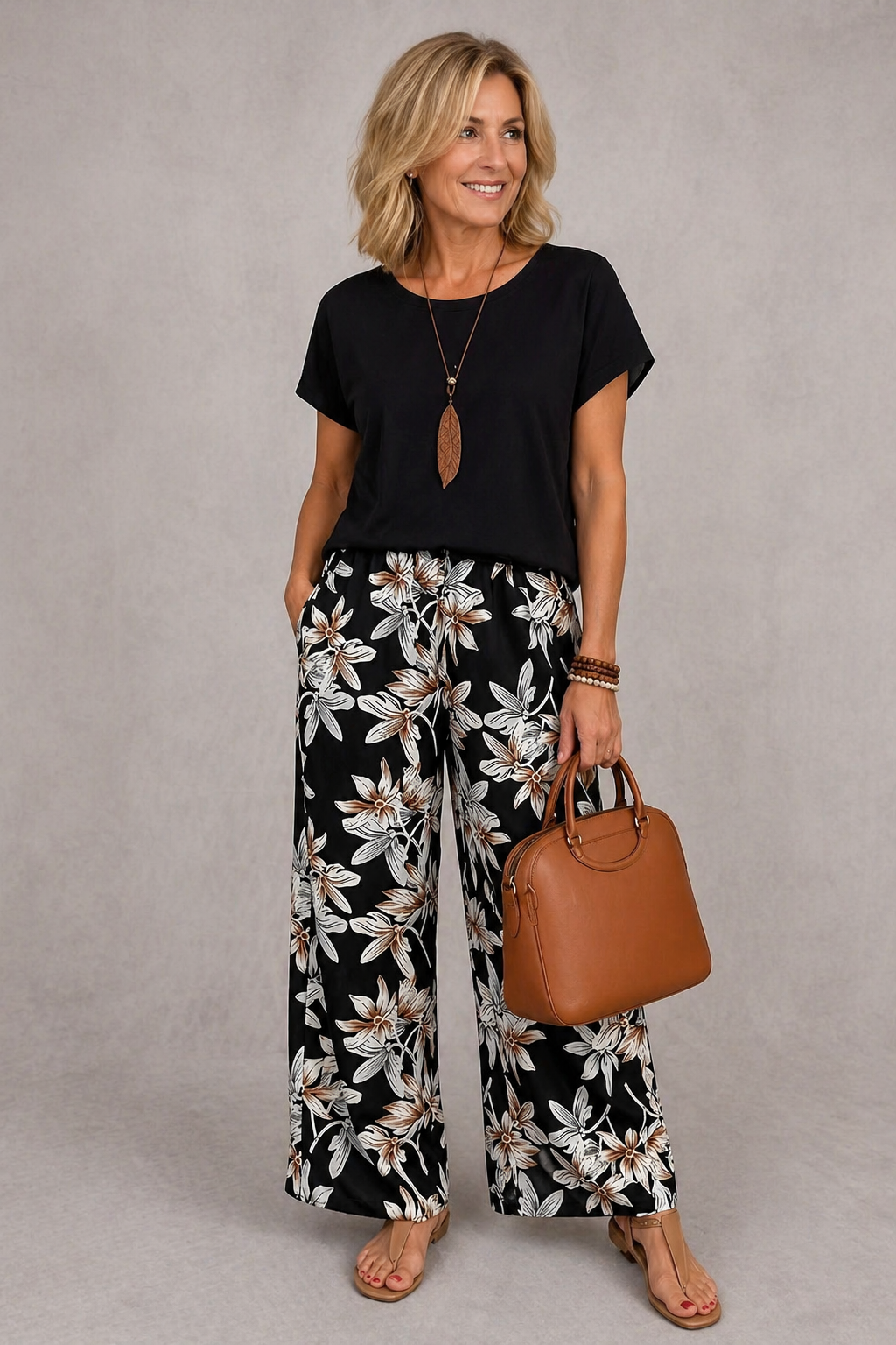 Rosie | Conjunto floral elegante em duas peças