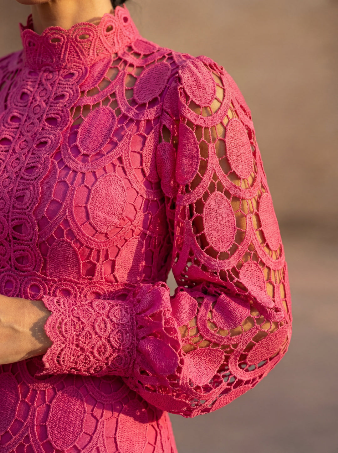 Aurora - Robe de renda de luxo