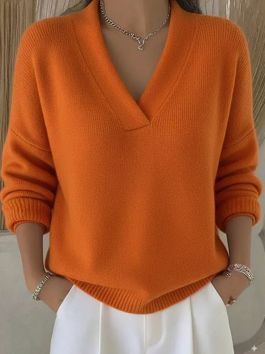 Violette | Blusa Larga com Decote em V