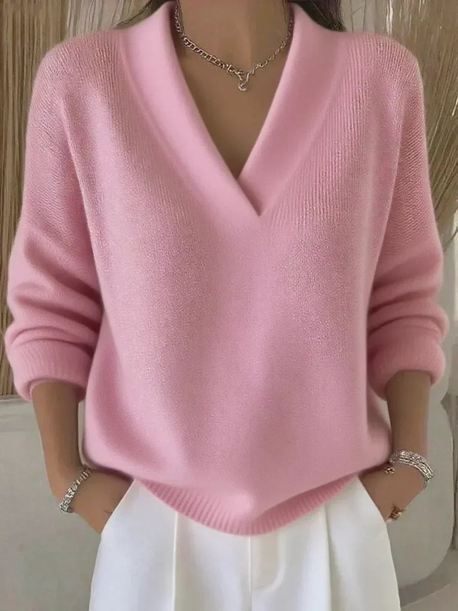 Violette | Blusa Larga com Decote em V