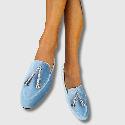 Chloé™ | Mocassins Chic em Camurça