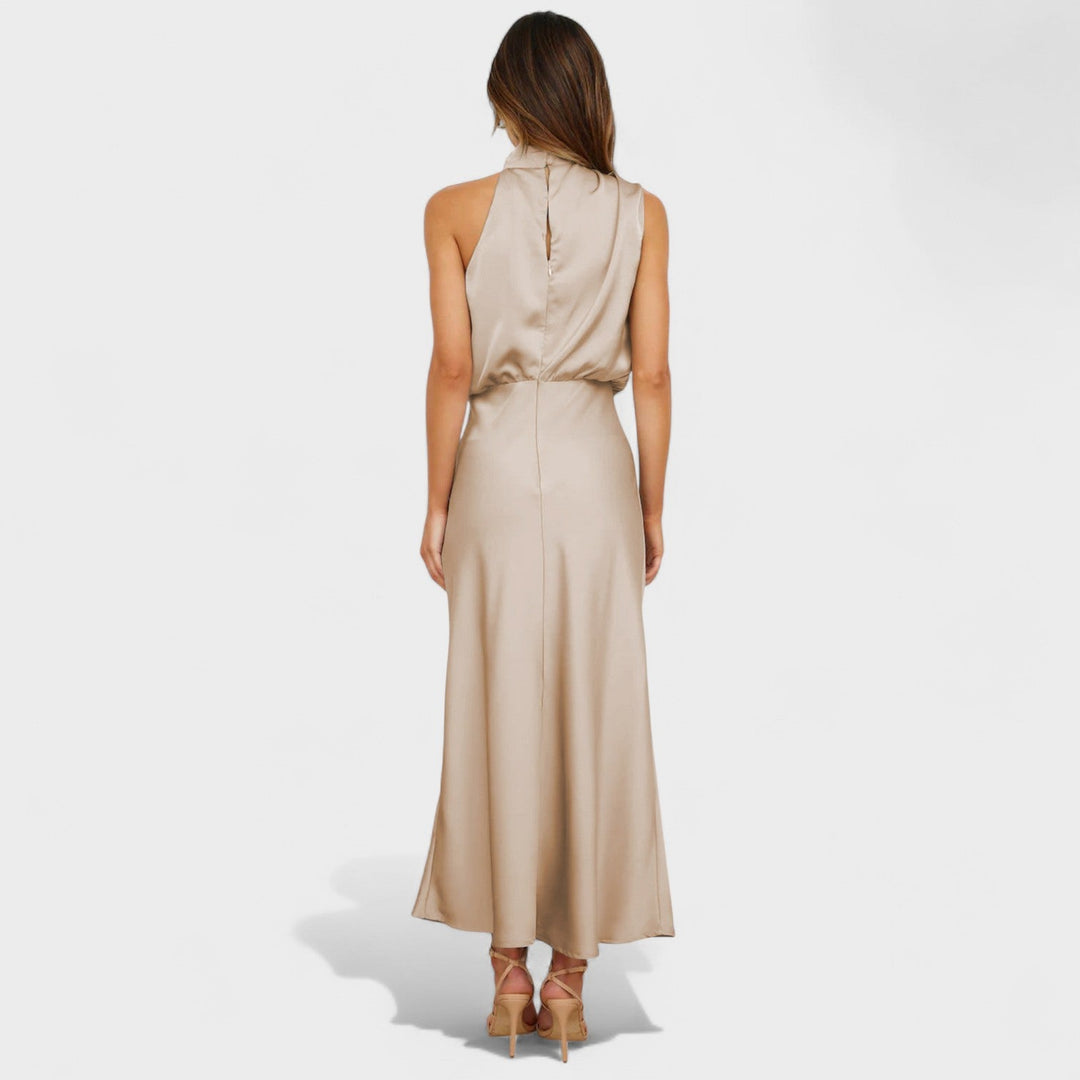 Alda - Robe Elegante em Satin