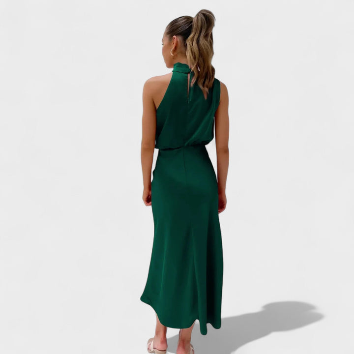 Alda - Robe Elegante em Satin