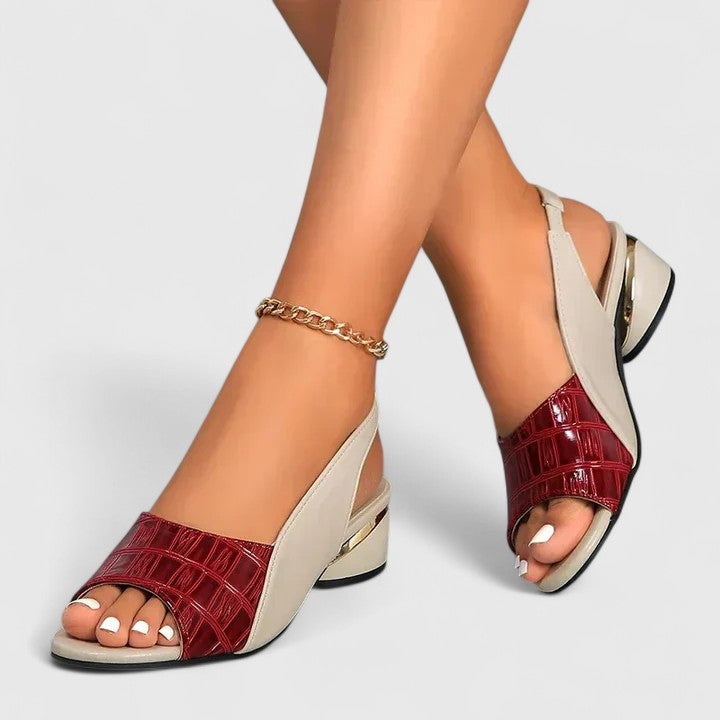 Pénélope - Sandálias em couro ortopédico