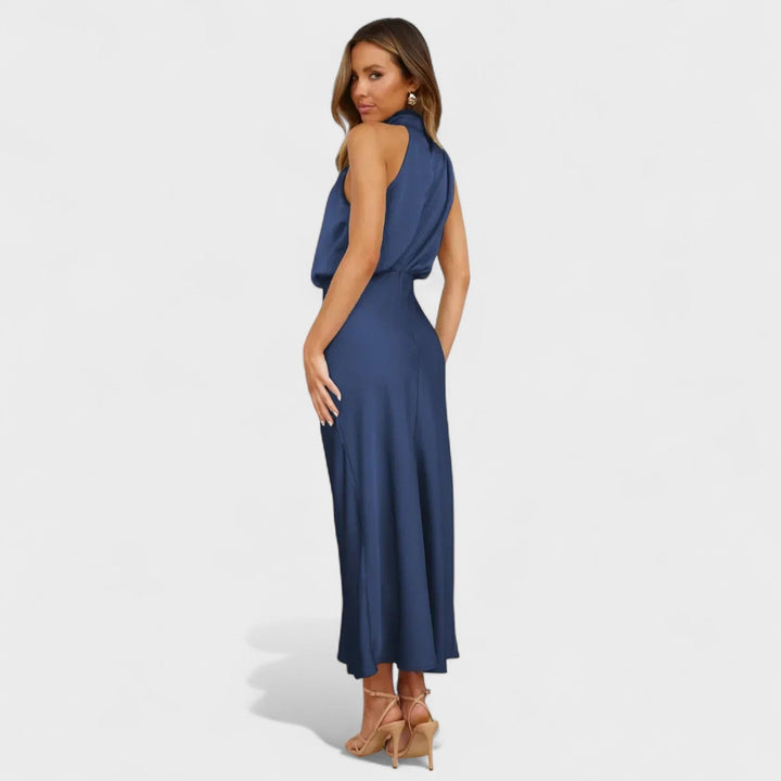 Alda - Robe Elegante em Satin