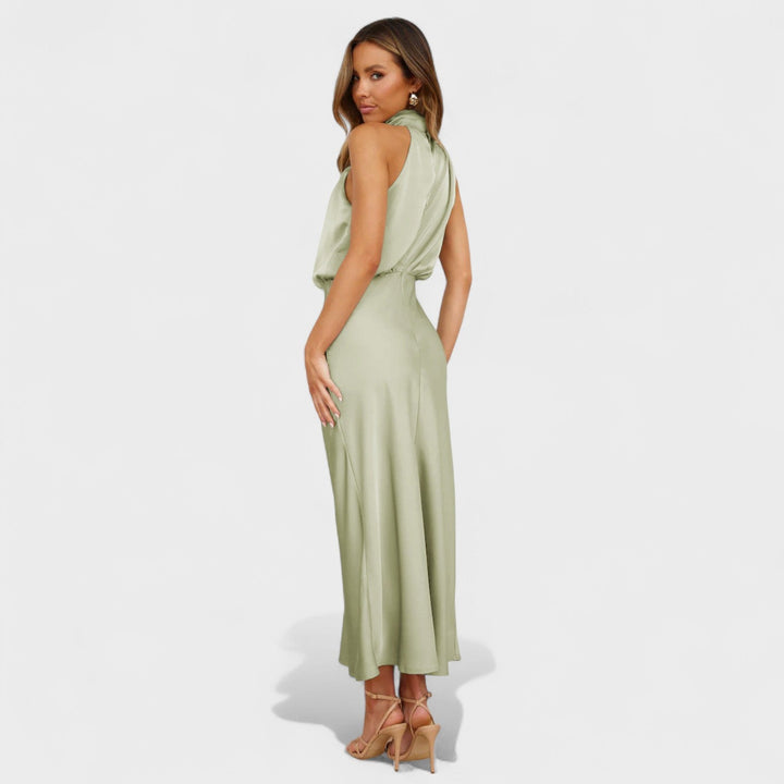 Alda - Robe Elegante em Satin