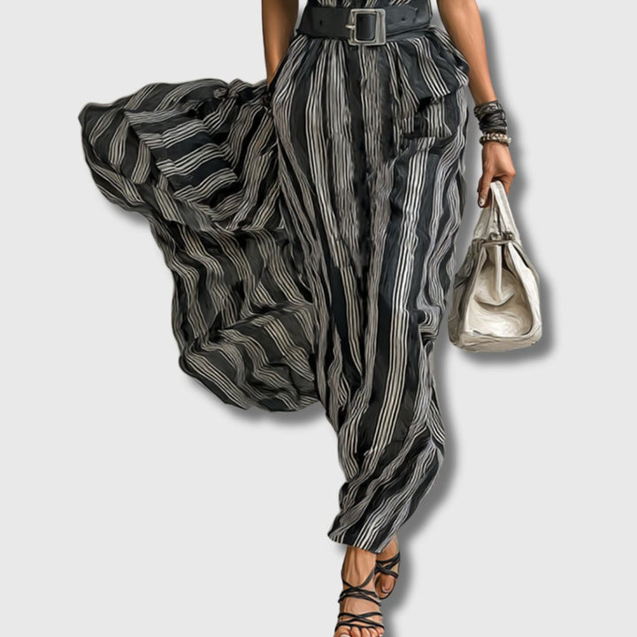 Sanja – Elegante maxi vestido em chiffon