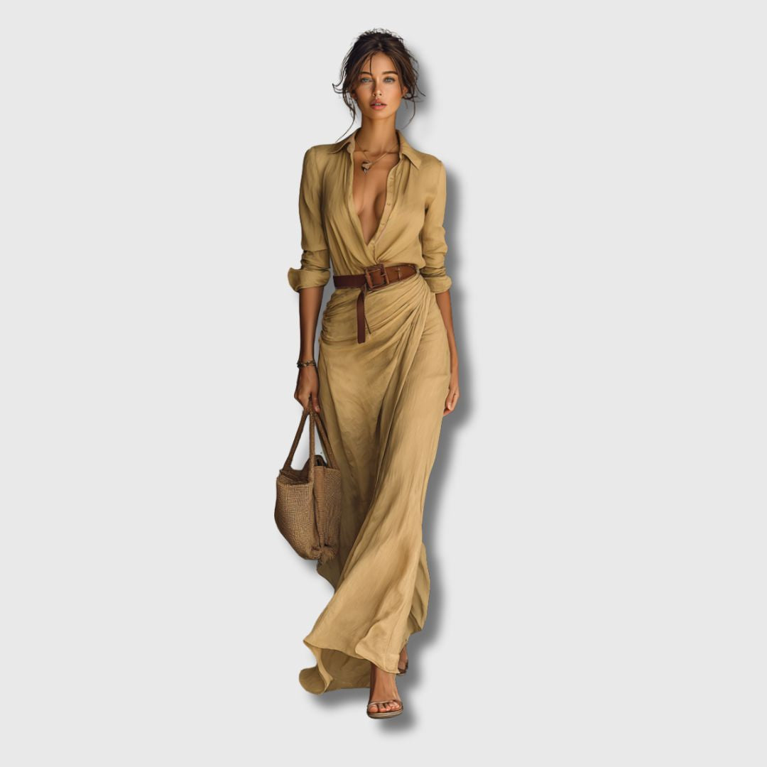 Alena - Vestido Elegante e Estiloso para Qualquer Ocasião