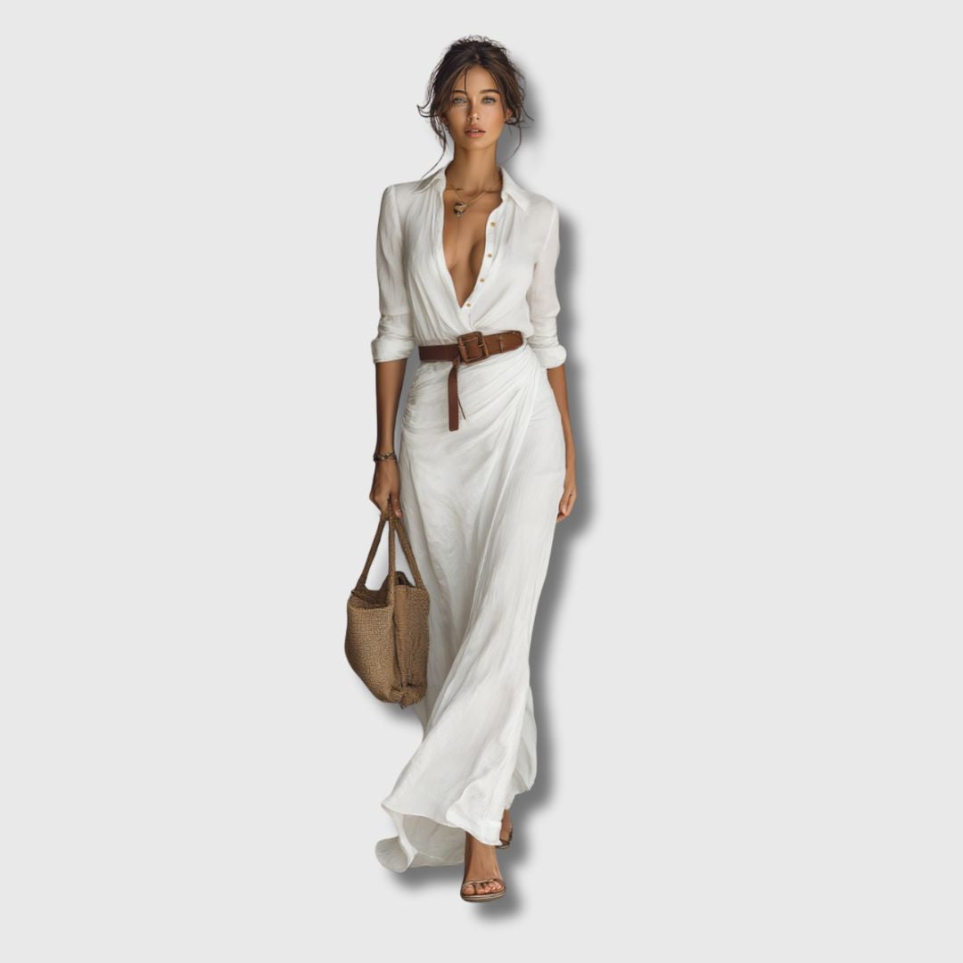 Alena - Vestido Elegante e Estiloso para Qualquer Ocasião