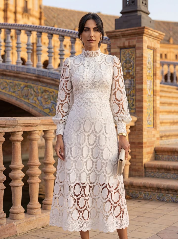 Aurora - Robe de renda de luxo
