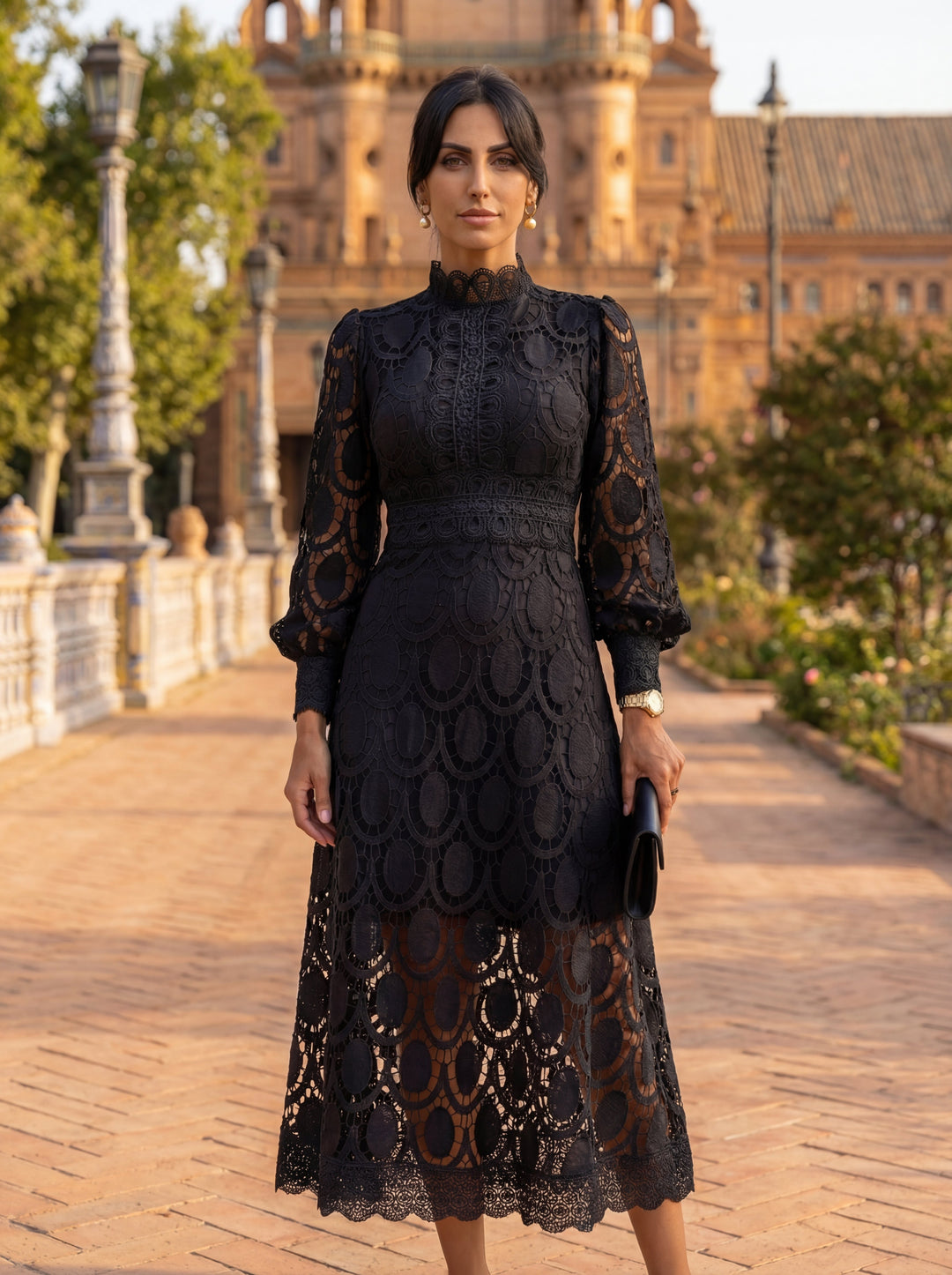 Aurora - Robe de renda de luxo