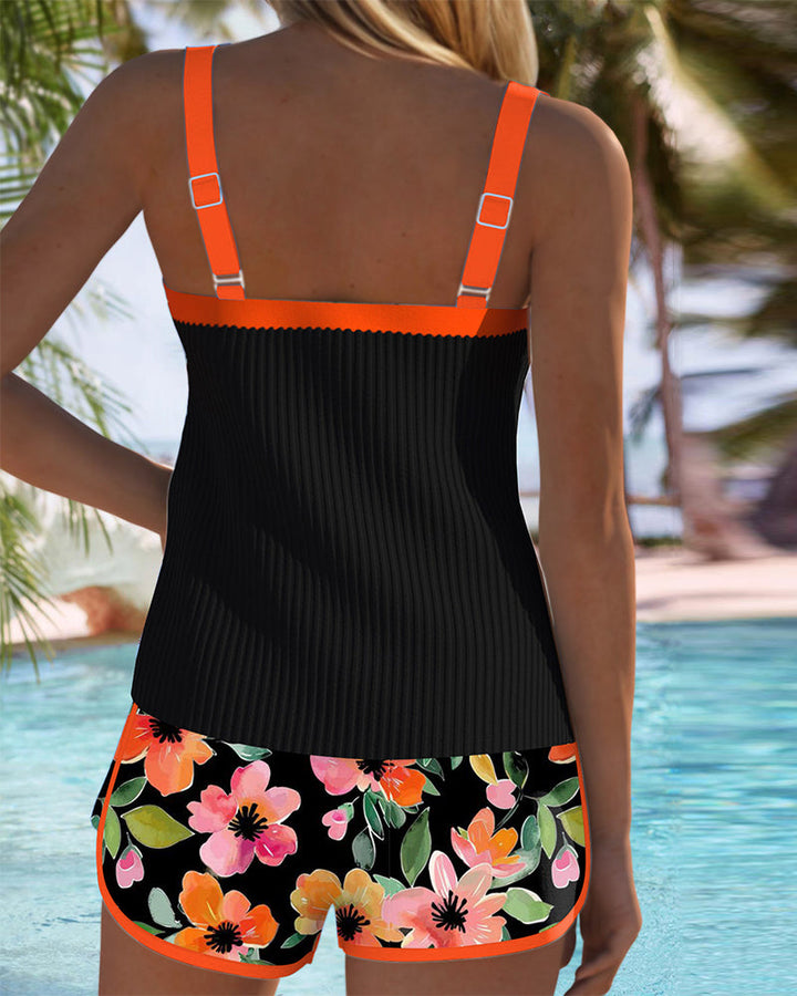Élise | Tankini de Duas Peças Elegante