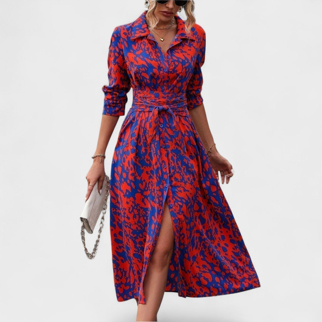 Irina – Vestido com estampa de leopardo