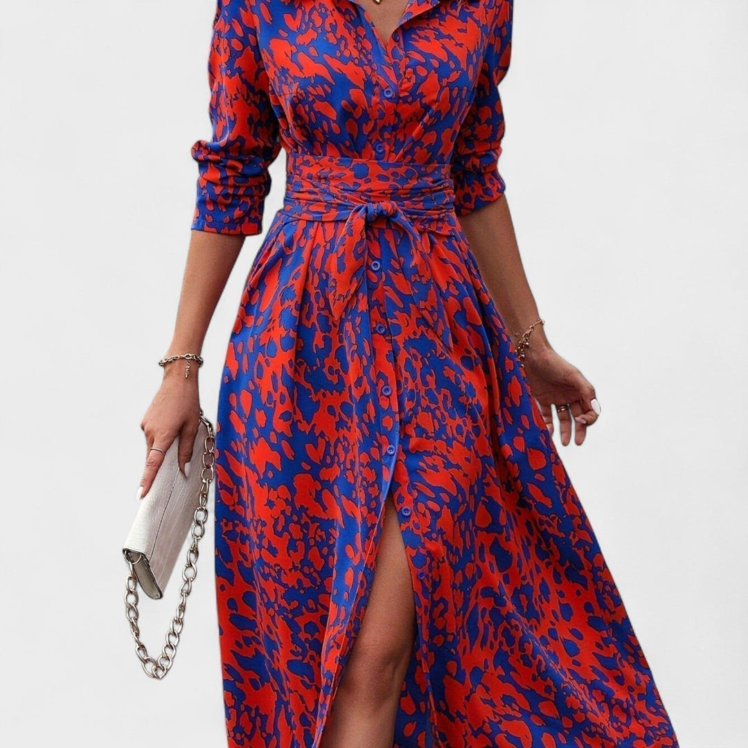 Irina – Vestido com estampa de leopardo