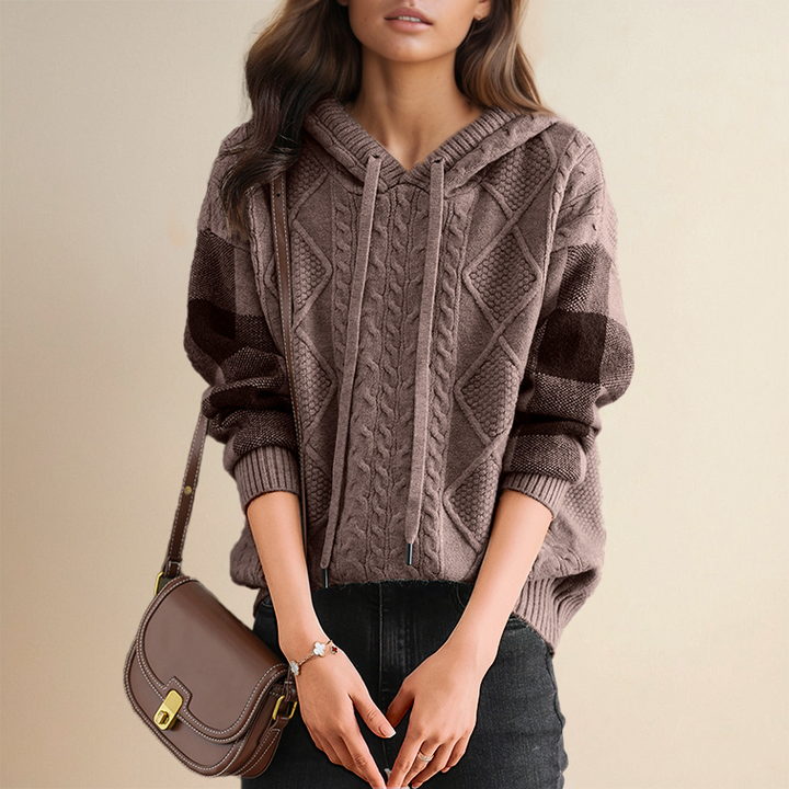 Emily | Pullover com Capuz Trançado