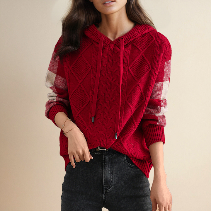 Emily | Pullover com Capuz Trançado