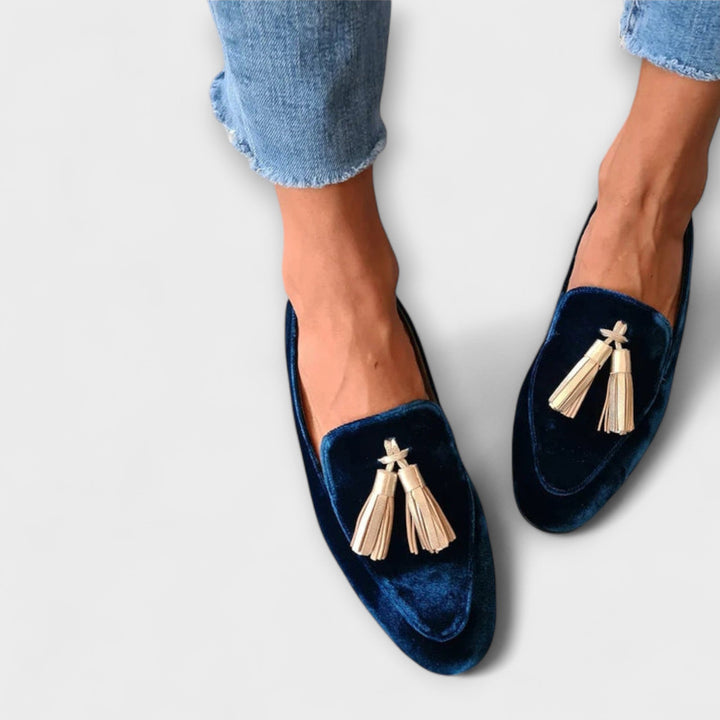 Quinnlyn™ | Mocassins Vintage com Franges