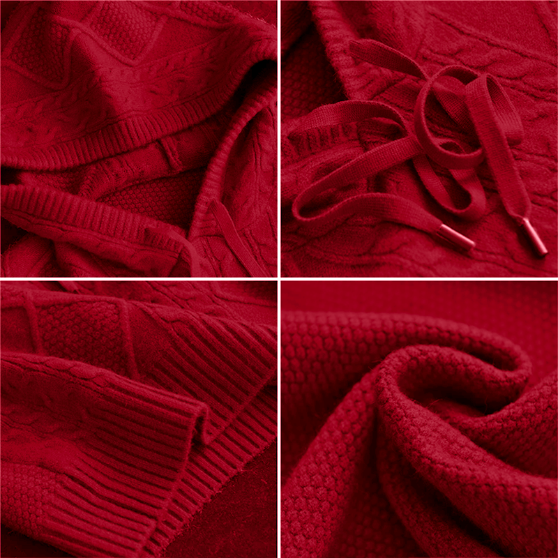 Emily | Pullover com Capuz Trançado