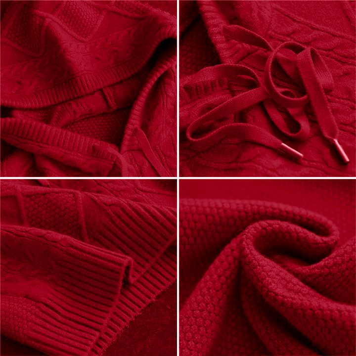 Emily | Pullover com Capuz Trançado