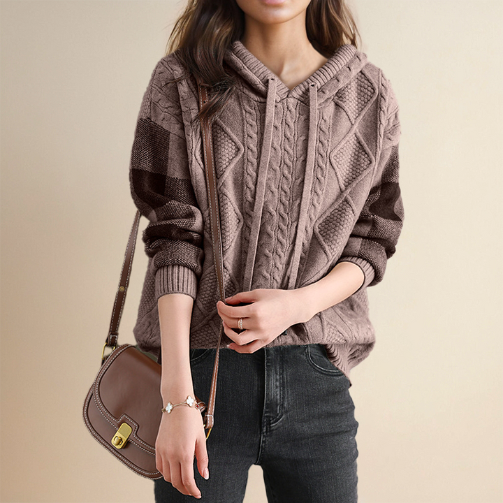 Emily | Pullover com Capuz Trançado
