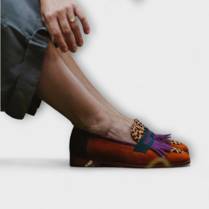 Fallon™ | Mocassim Castanho Leopardo