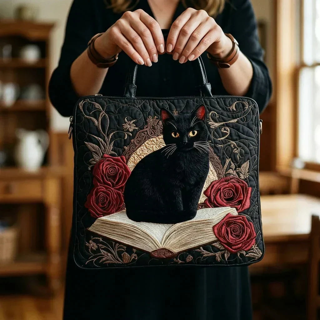 Saco Matelassé - Gatto Nero sobre Livros