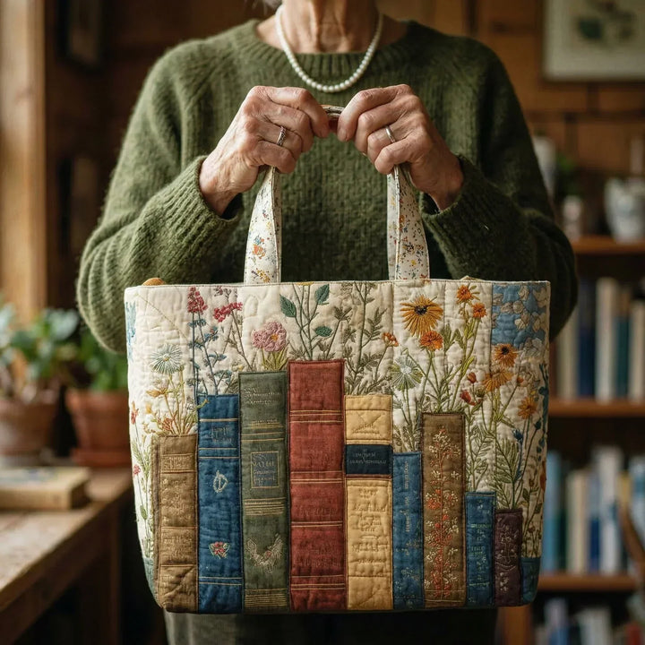 Saco Matelassé Artesanal - Livres e Flores