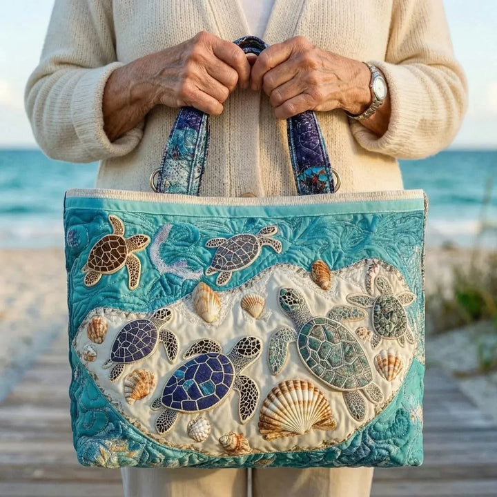 Saco Artesanal - Amor pelas Tartarugas