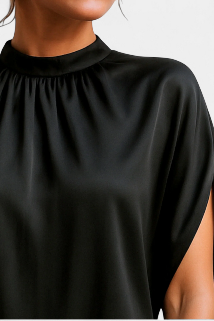 Robe Midi Ena Intemporal com Decote Redondo