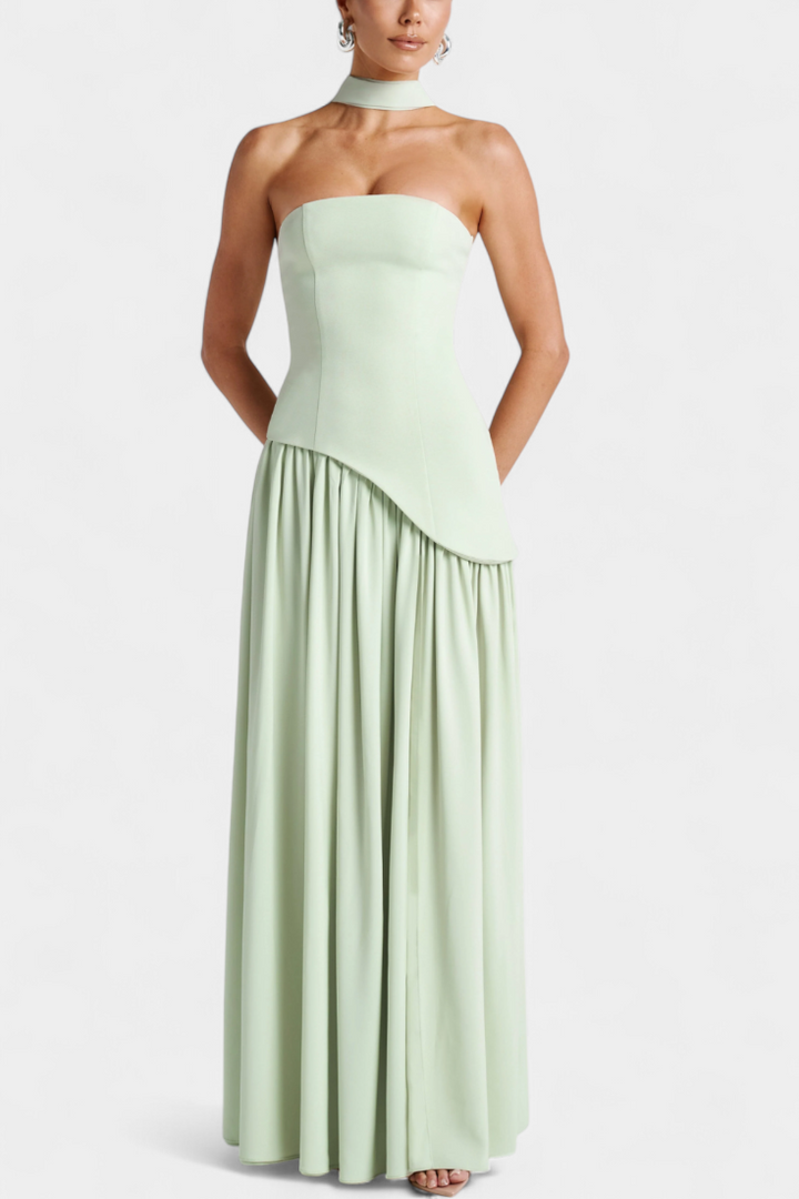 Robe Maxi Rajna Sem Mangas