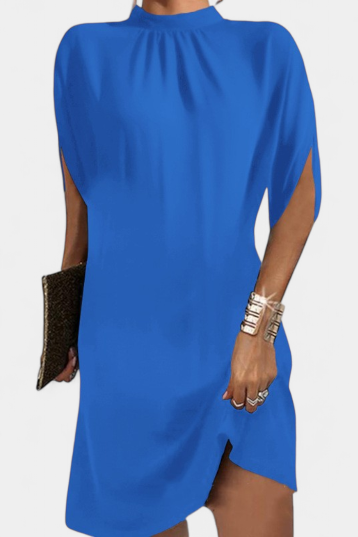 Robe Midi Ena Intemporal com Decote Redondo