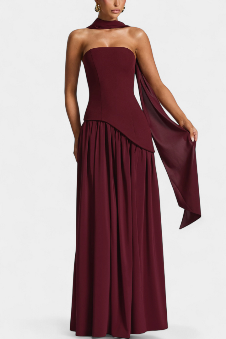 Robe Maxi Rajna Sem Mangas