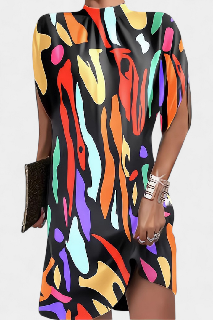 Robe Midi Ena Intemporal com Decote Redondo