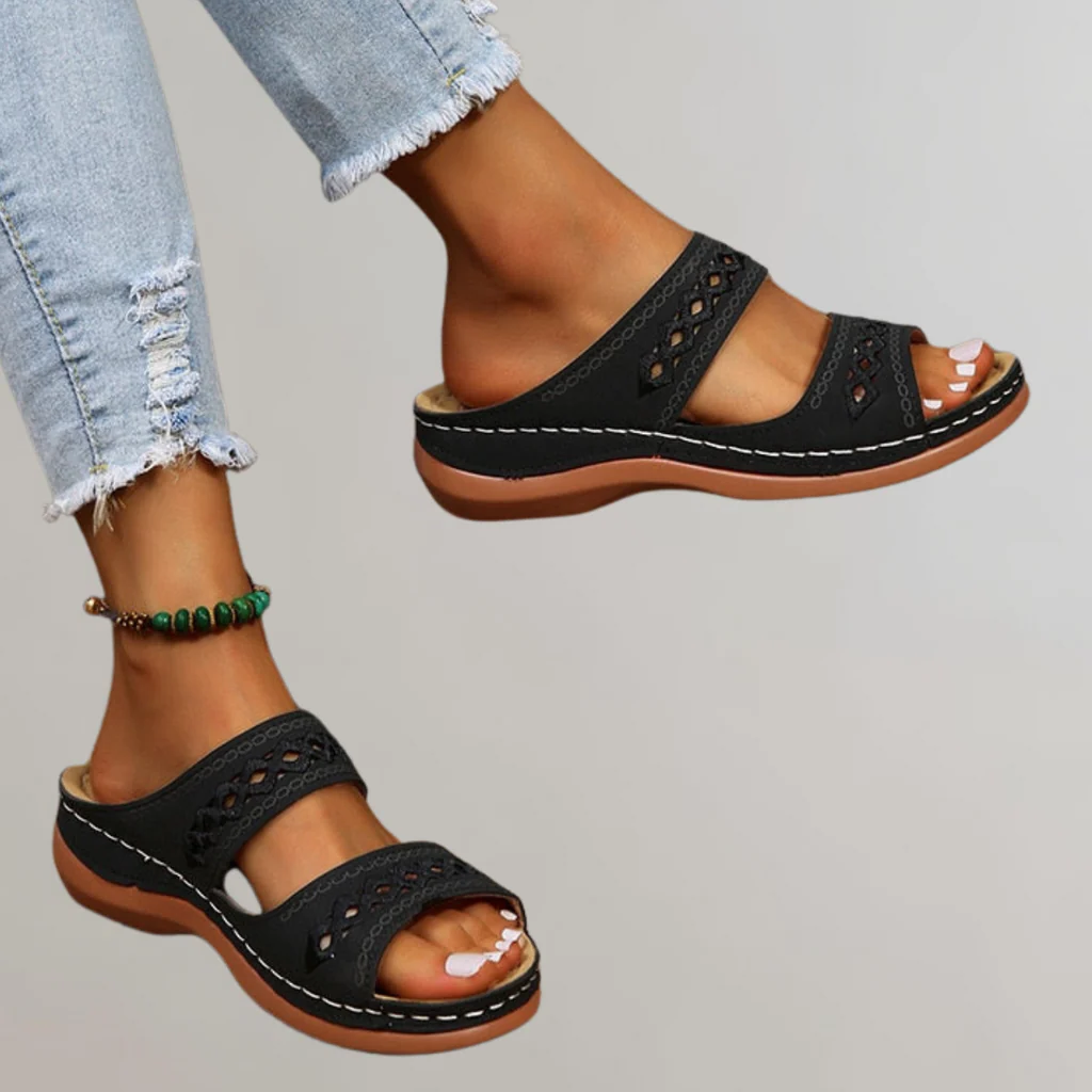 Estelle - Sandálias Ortopédicas Elegantes