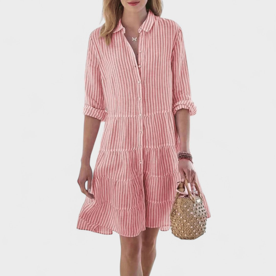 Sara – Vestido de Verão Ameixa