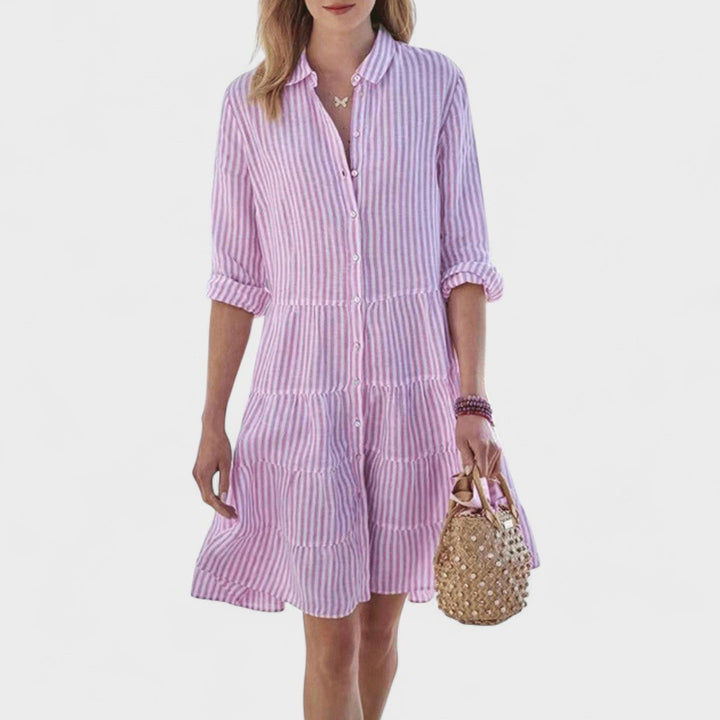 Sara – Vestido de Verão Ameixa
