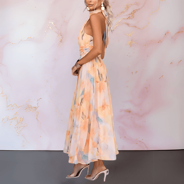 Esther - Vestido aquarela elegante